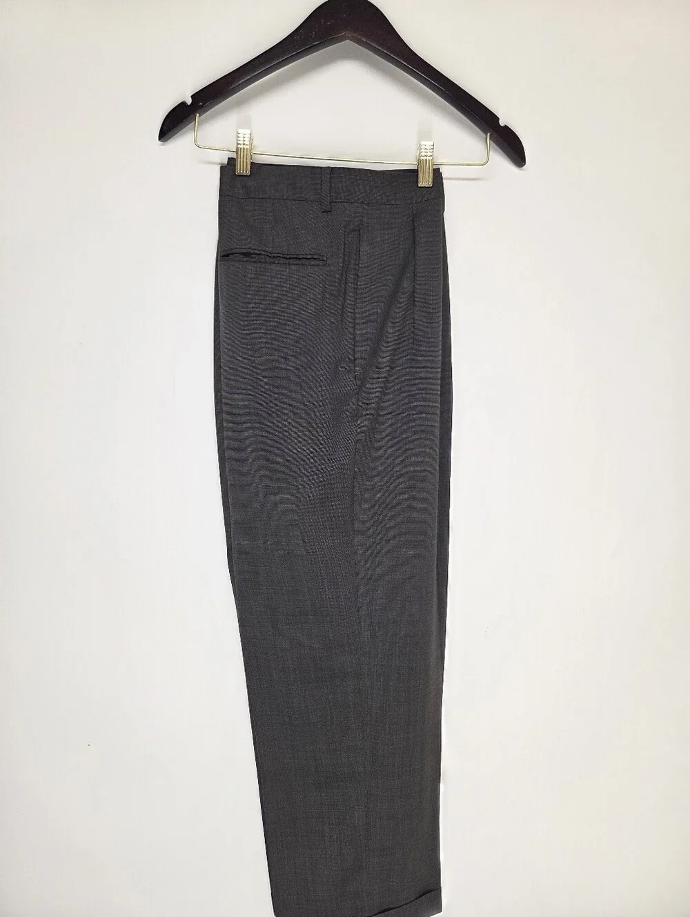 Jos. A. Bank 42R 36R Olive Green 2pc Suit 100% Wool Notch Lapel
